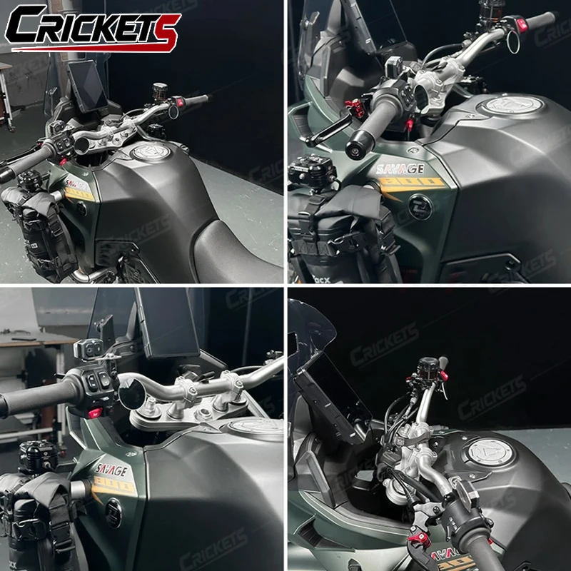 Motorcycle blind spot rearview mirror KOVE 800X Pro Super Adventurer Wide-angle handle side rearview mirror KY800X 800X ADV