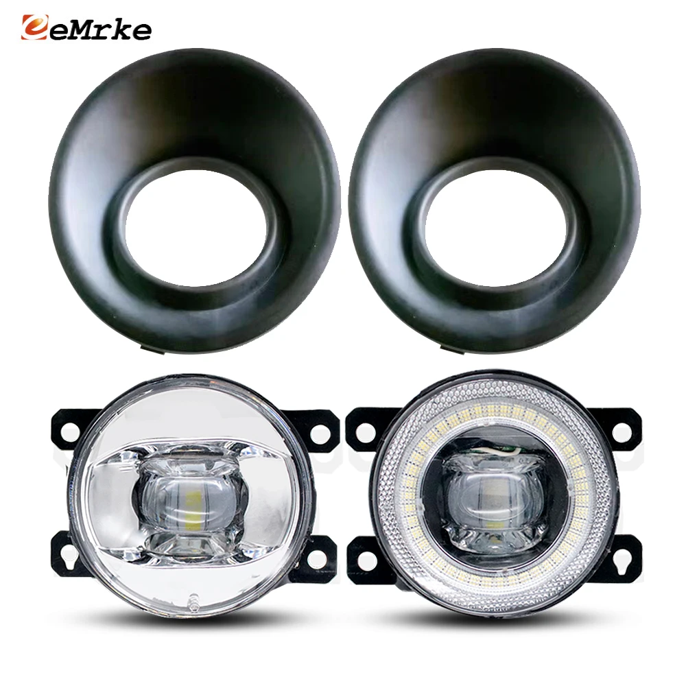 

LED Fog Light Or Fog Lampshade Cover Frame for Jac Argo S200 N35 X200 Chile V260 Brazil 2022 2023 2024 Angel Eye DRL Accessory