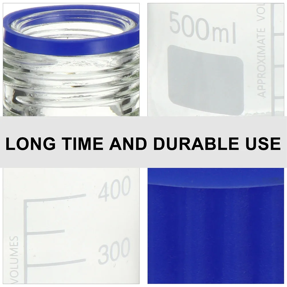 

2Pcs Glass Reagent Bottle with Calibration for Precise Measurements Durable and Long Lasting Use Reagent Bottles