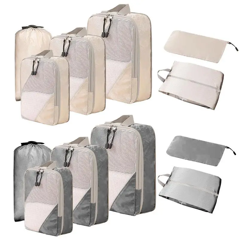 4/5/6piece Set Travel Bag Organizer Clothes Luggage Travel Organizer Blanket Shoes Organizers Bag Suitcase Pouch Packing Cubes