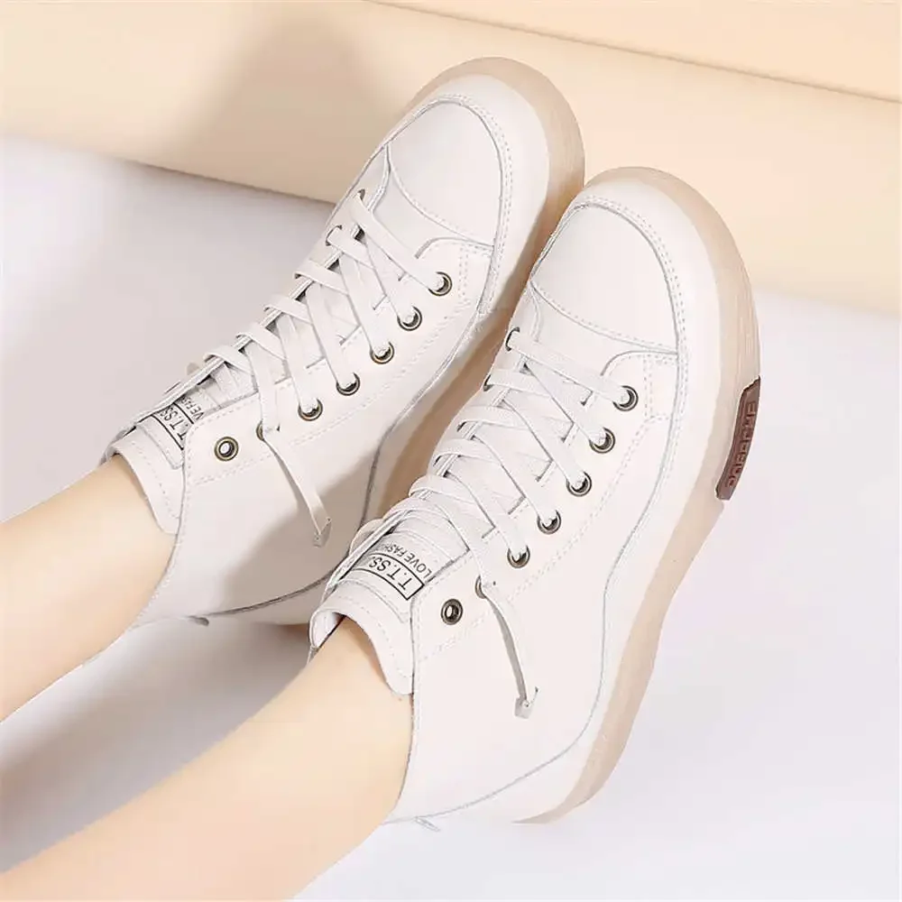 With Ties Beige Skate Shoes Woman Tennis Joggings Women Buy Sneakers For Women Sports Casual Practice Chassure Trend Tenes