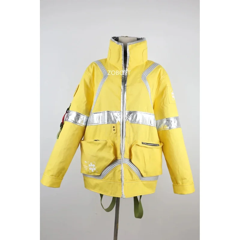 2025 novo david martinez cosplay trajes jaqueta anime jogo estilo punk 2077 casaco luminoso amarelo para homem rer23 rqr78