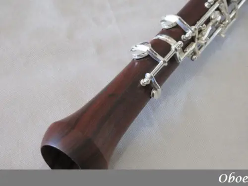 

professional rosewood concert semiautomatic oboe C key Silver plated keys