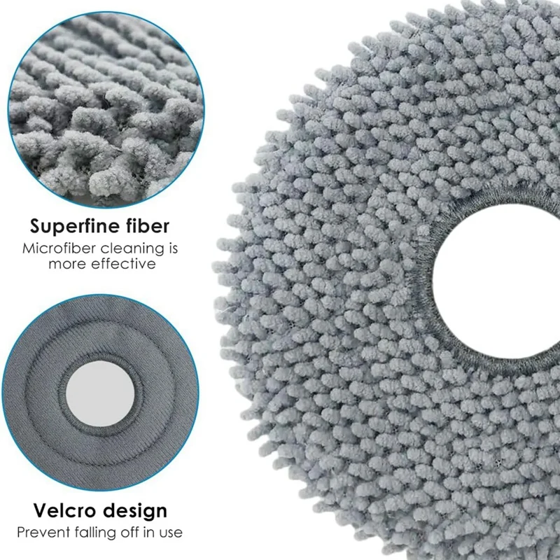 ABPQ-For Roborock Q Revo Robot Vacuum Cleaner Main Side Brush Hepa Filters Dust Bags Replacement Parts