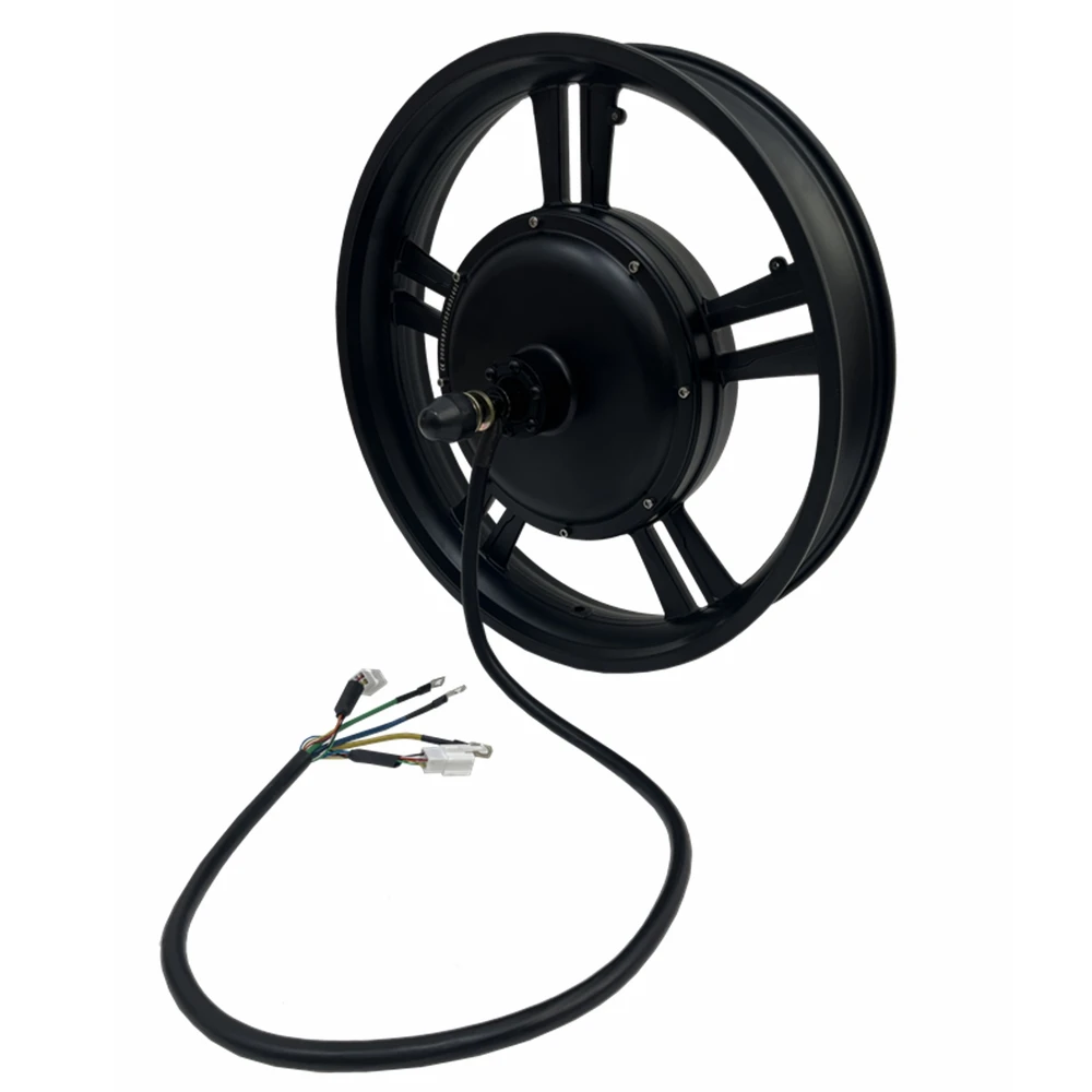 NBP 20inch 20x4.0 170/190mm Dropout 48-72v 2000W 3000W Rear integrated wheel no spoke hub Motor for Electric Fat Bike Snow Bike