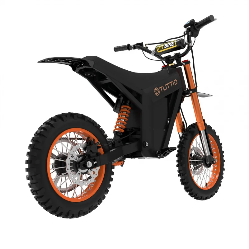 52V 3000W 26AH Tuttio Soleil 01 Electric Mini Bike 14/12 Tire Hydraulic Brake Electric EV Dirt Bike