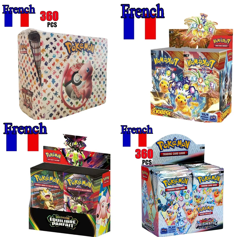 Caja de Sobres Pokémon Cards Chaos Rising, 40-360 Tarjetas, Juego de Cartas Coleccionables TCG en Inglés, Juguetes de Regalo