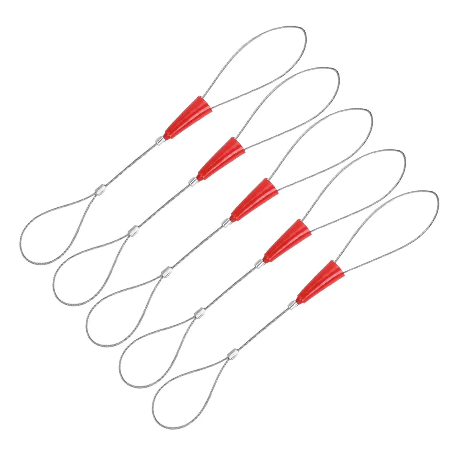 5x Cable Puller Saving Working Time 24cm Cable Harness for Floor Conduit Audio Speaker Lines Wiring Installation Electrical Wall
