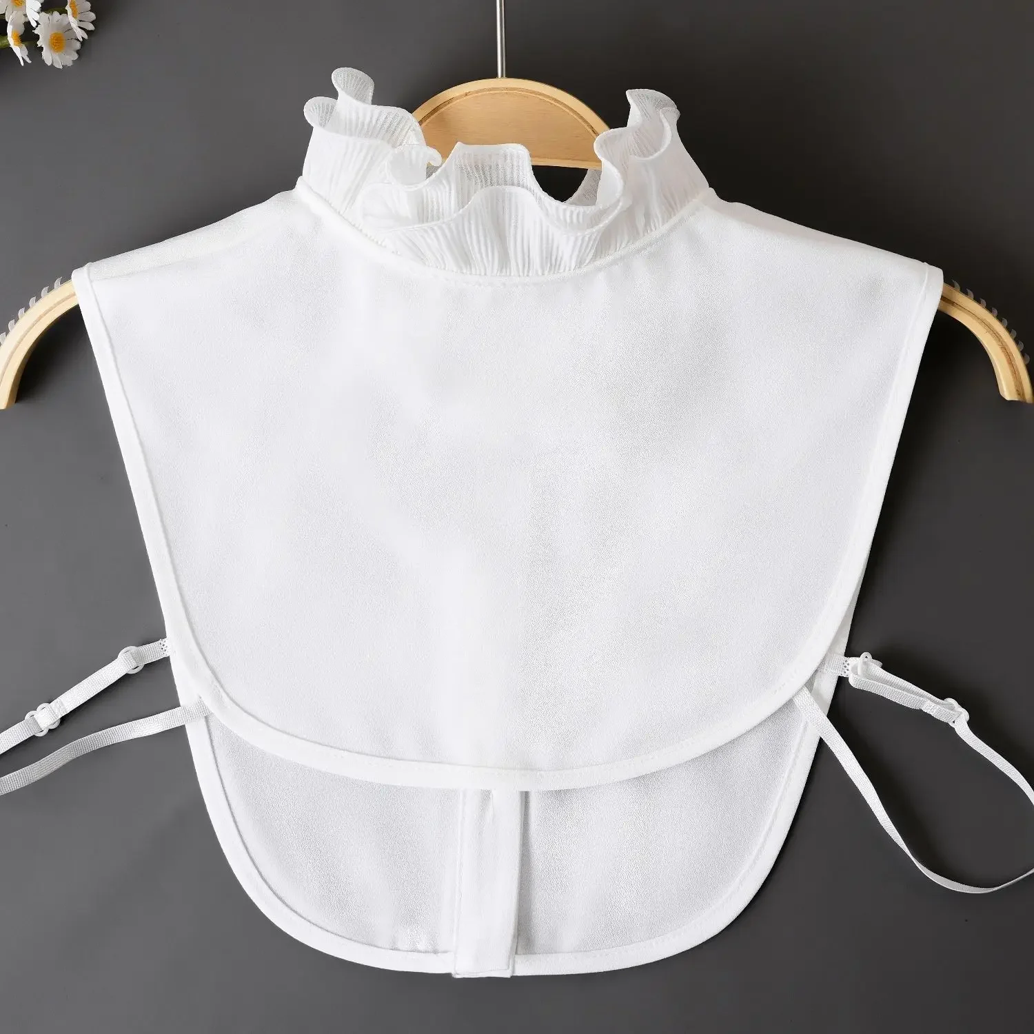 Multifunctional Lace Fake Collar Versatile Detachable Collar for Sweaters Hoodies Workwear Shirts