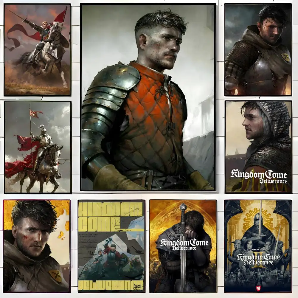 Realistic Game K-Kingdom Come Deliverance Poster Wall Art Print Decorative Mural Home Decor Gift Unframed