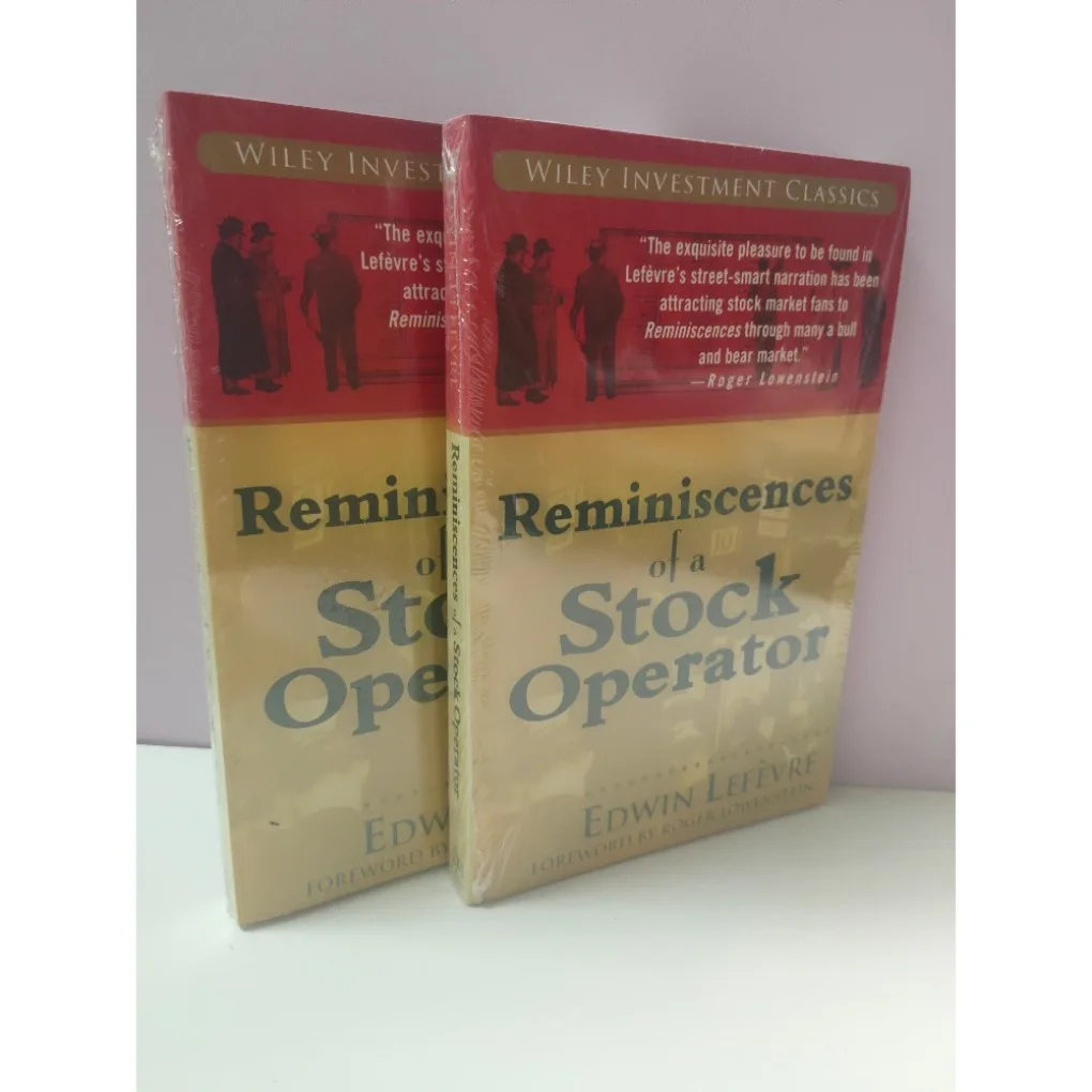 

Reminiscences of A Stock Operator By Edwin Lefevre Financial Management Reading English Book