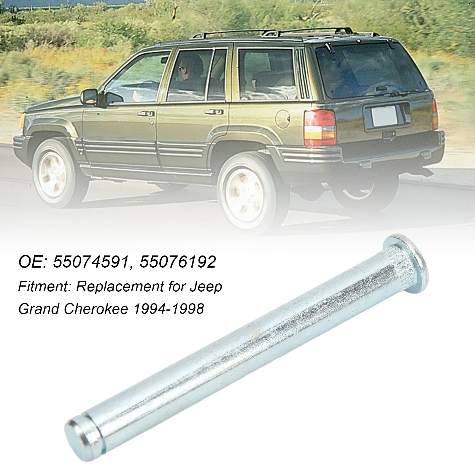 Carro porta dobradiça bucha de pino kit, substituição para Jeep Grand Cherokee, 55074591, 1994-1998