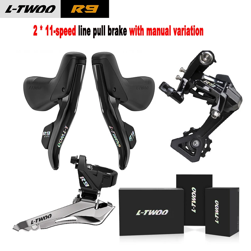 

LTWOO R9 2x11 Speed 22S дорожный велосипед Groupset Рычаг переключения передач Передние и задние переключатели Комплект переключателей для шоссейных велосипедов, совместимый с Shimano