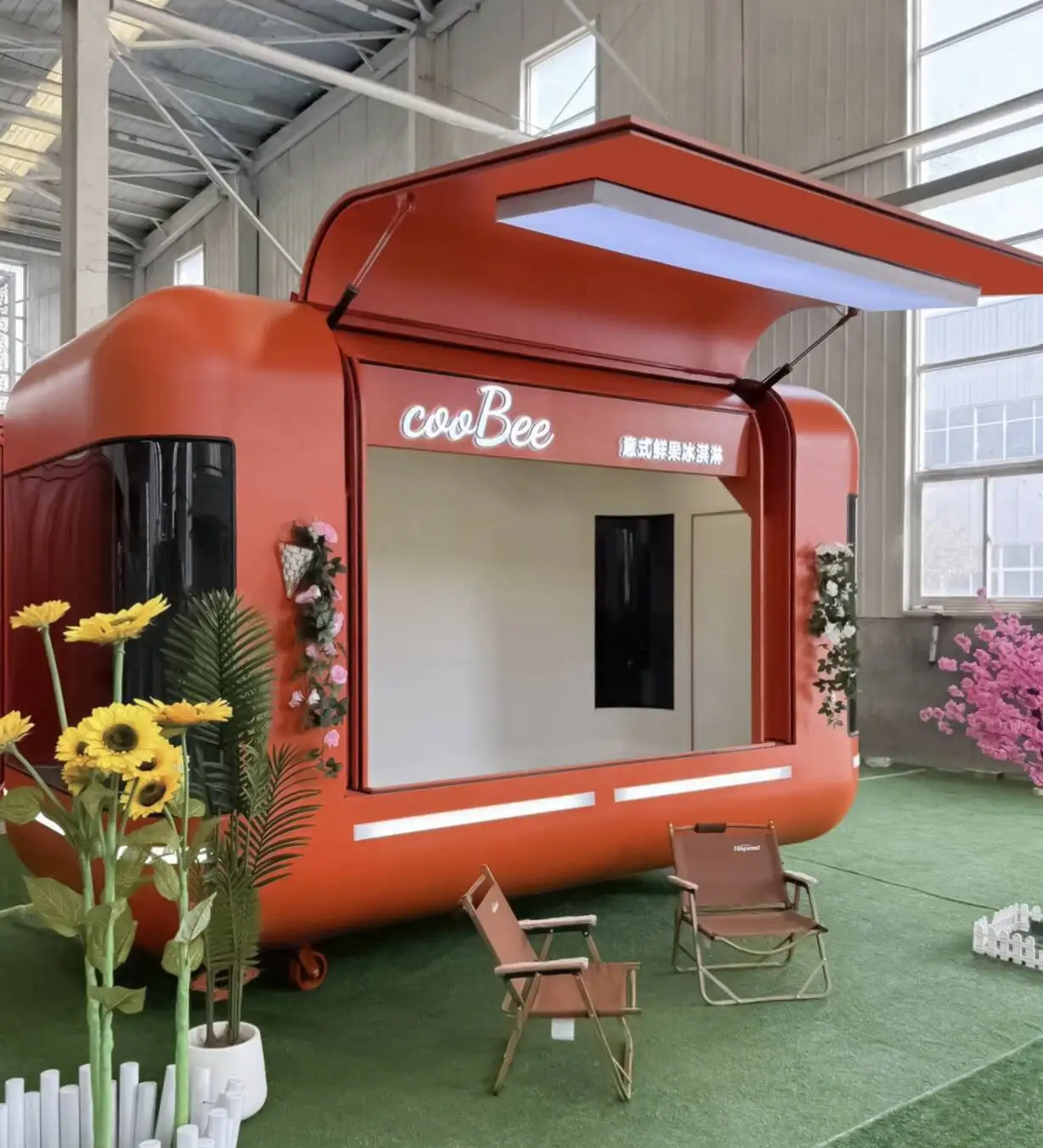 Customized Dining Truck for Night Market Buffet Hot Dog Pizza Coffee Ice Cream Mobile Camping Trailer for Mall or Car