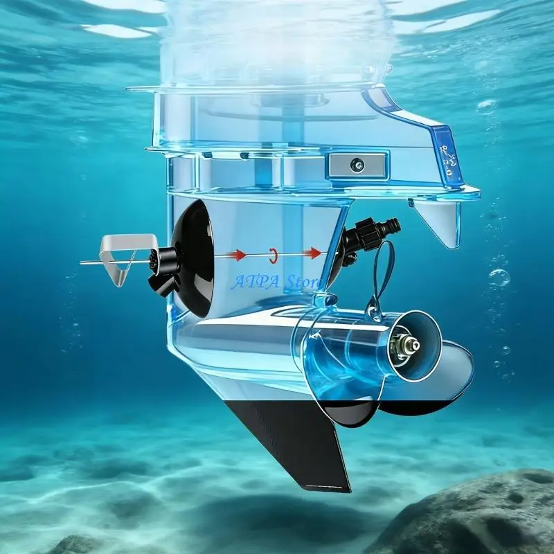 U13C Universal Boat Motor Test Flusher Strong PVC & Rusts Proof Stainless Steel Engine Flushing Clamp for Saltwater