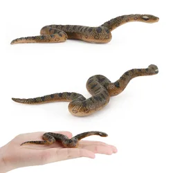 1pc Realistic Reptile Green anaconda Python Boa Models Kids Educational Toys Gifts Tricky Tools Ornament Decorations