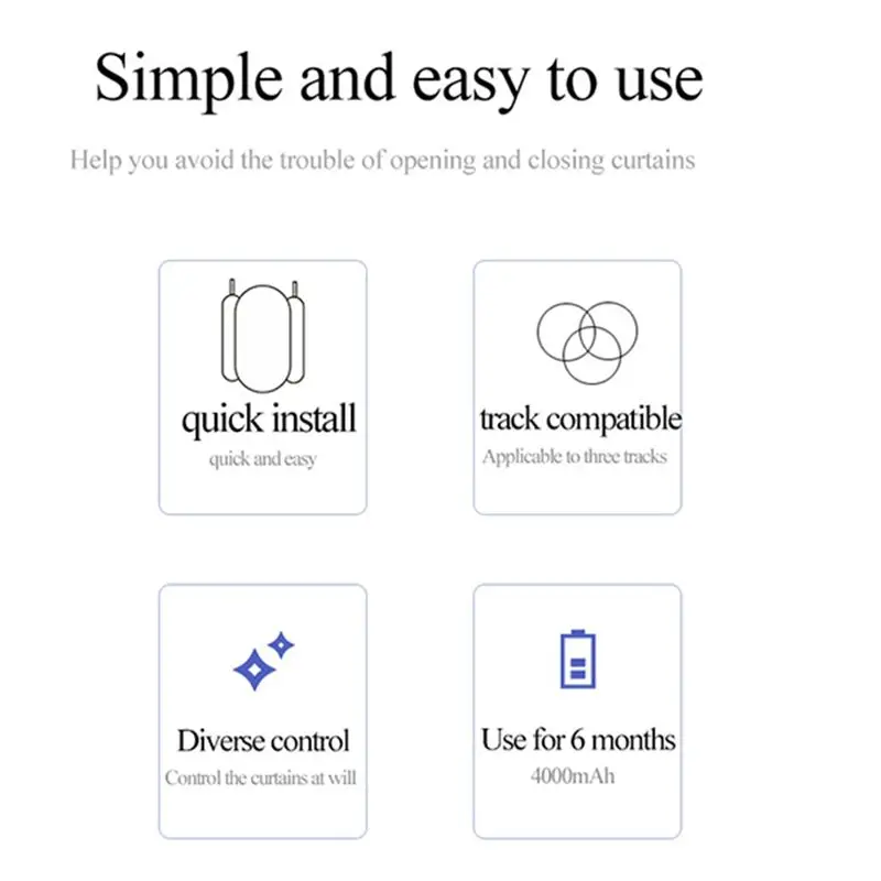 Y42A-2PCS TUYA intelligent Bluetooth rideaux Robot romain tige piste automatique ouvre-rideau télécommande rideau moteur