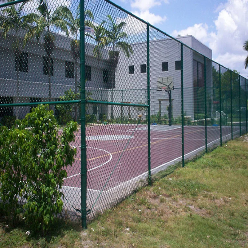custom.Sustainable 3.6mm 75mm Chain Link Fence Gate Galvanized Stadium Manufactured with 3D Modelling S