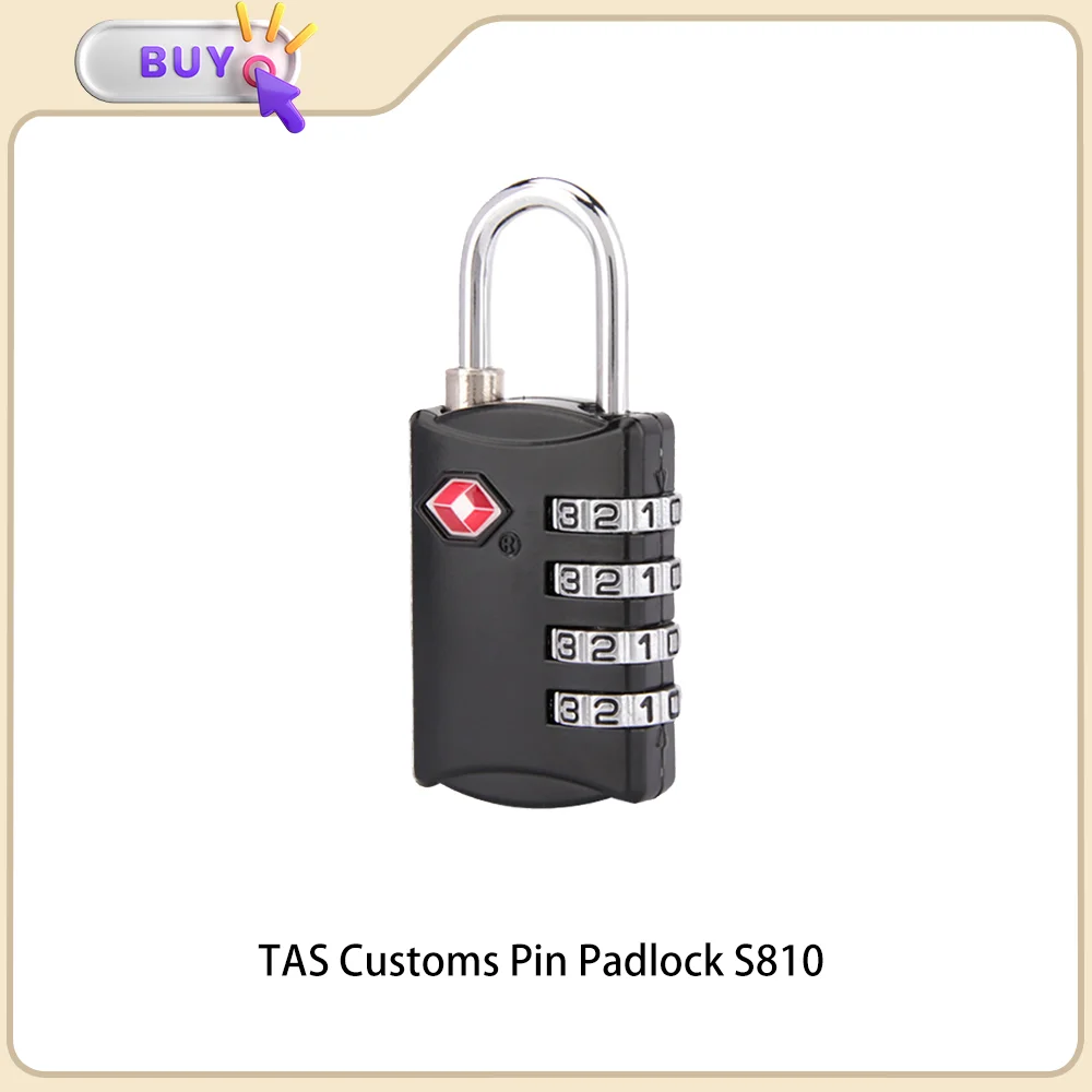 

Suitable For Original Luggage Accessories Baggage Customs Lock Combination Lock Fashion Simple Portability Anti-theft Security