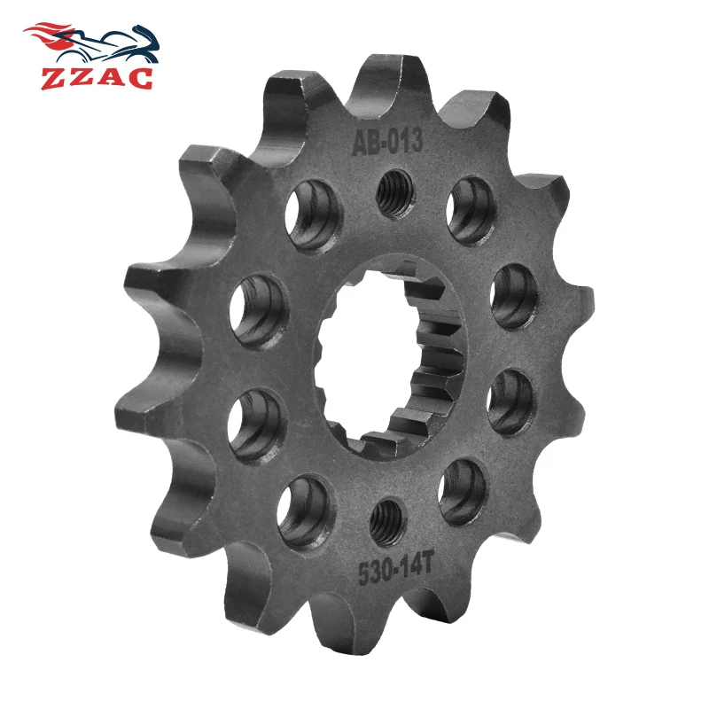530 Chain 14T 15T 16T 17T 18T 20CrMnTi Motorcycle Front Sprocket For YAMAHA YZF600R 1996-2007 FZS600 1998-2003 FZR600 FZR500