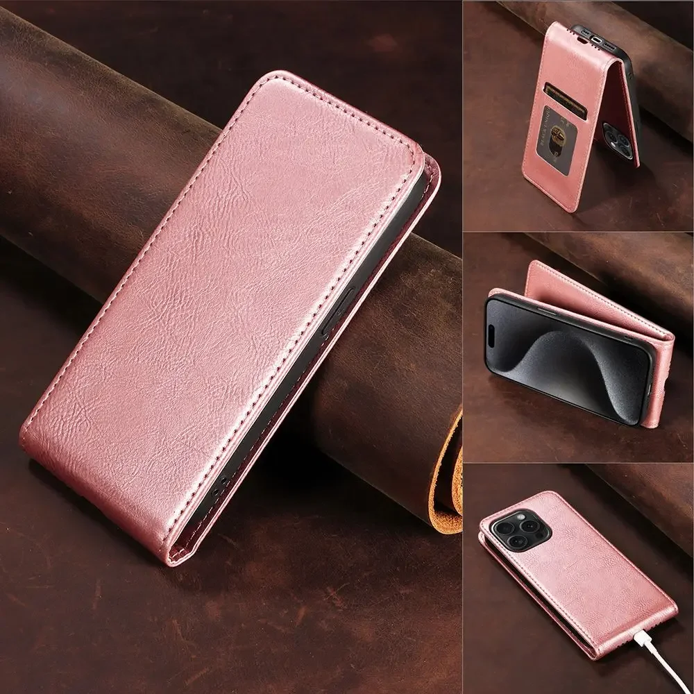 

For iPhone 16 Plus Pro Max 16E Flip Wallet Case Magnetic Leather Card Purse Cover For iPhone 16 E 16Pro+ Max Pro 16 Back Casing