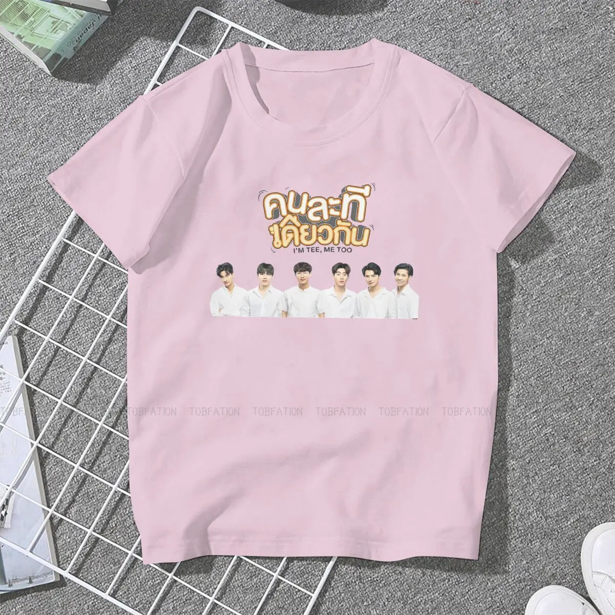 I'm Tee Me Too  O Neck TShirt Kiss Me Again Thai Idol Drama LGBT Fabric Basic T Shirt Woman Clothes Individuality Hot Sale