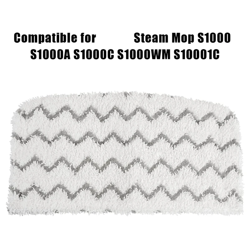 8PCS Mop Pad Accessories Mop Cloth Pads Compatible For Shark S1000 S1000A S1000C S1000WM S1001C Steam Mop