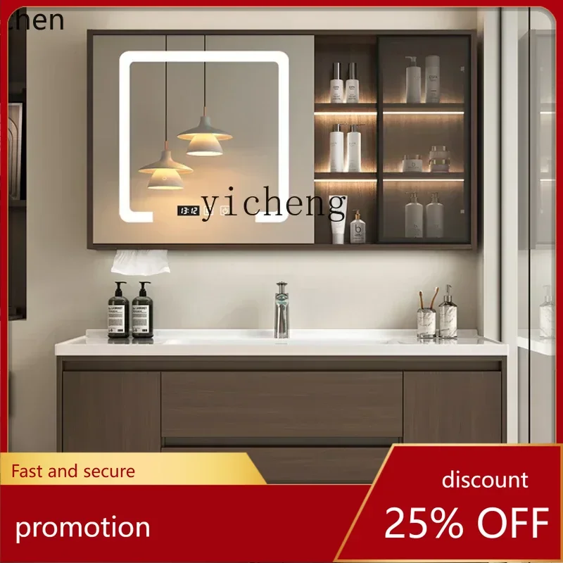 

ZMLnew Chinese style medieval style bathroom cabinet combination ceramic integrated basin hand washbasin cabinet washstand