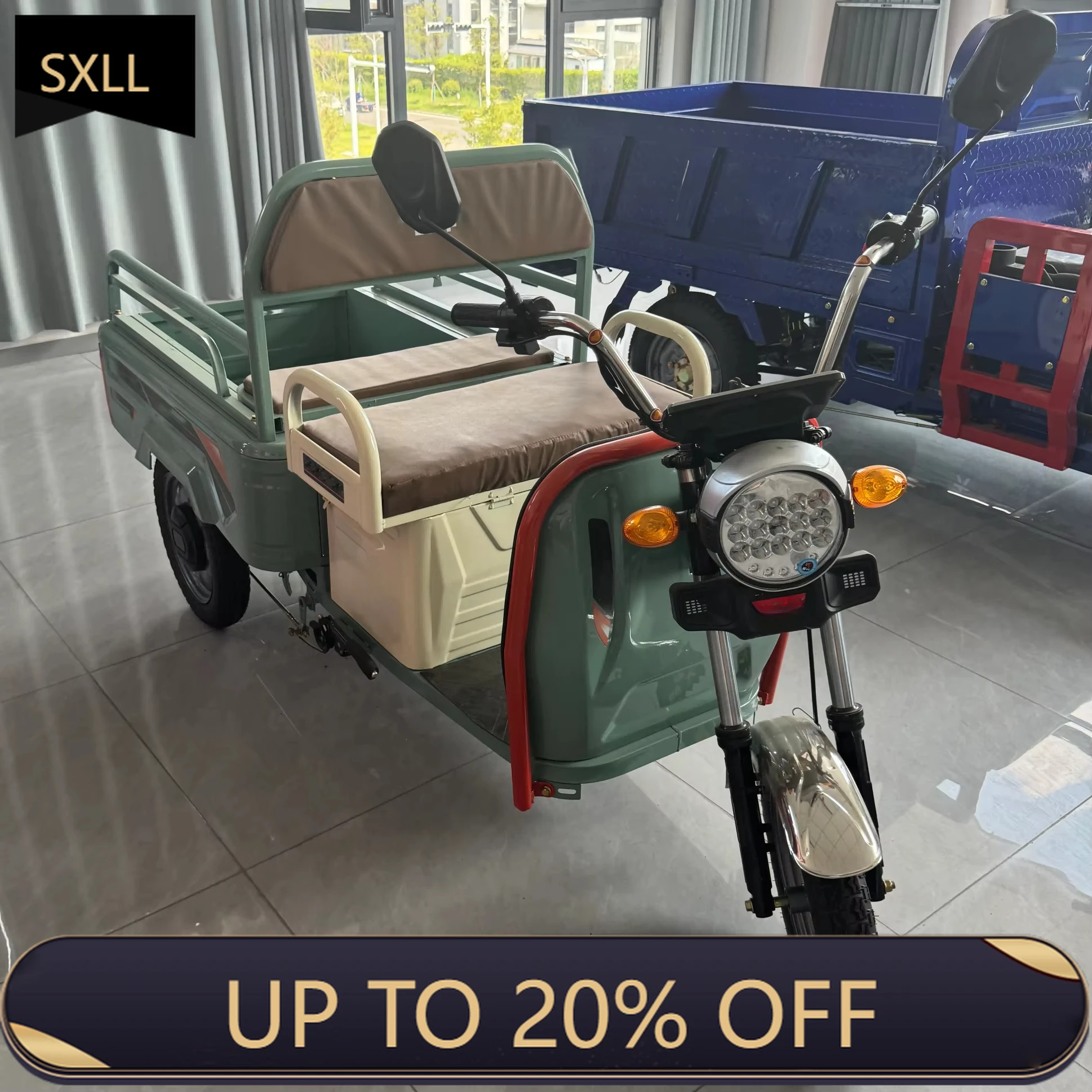 

SXLL Factory wholesale direct sales electric tricycle adult urban leisure electric tricycle passenger 3 wheels
