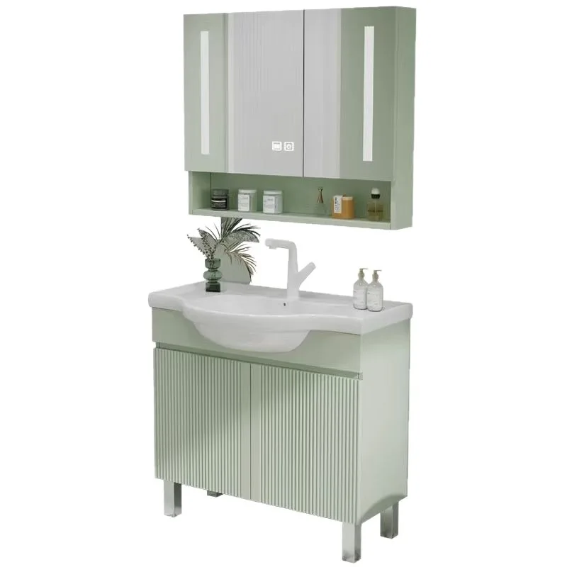 

Small apartment with foot belly basin dopamine bathroom cabinet floor-to-ceiling sink bedroom washstand