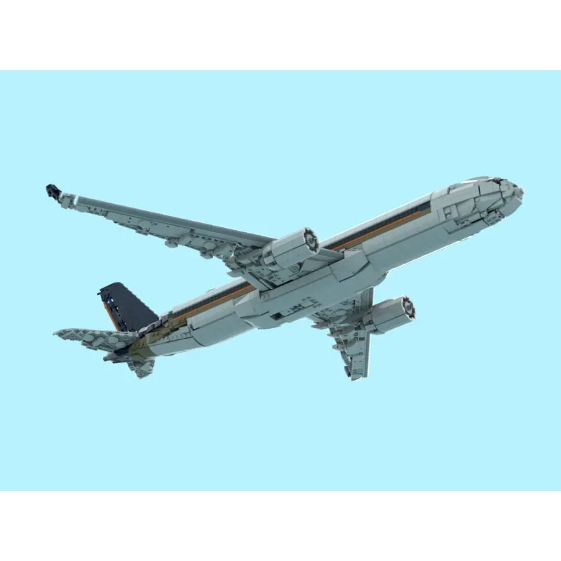 

MOC-240043 Новая городская классическая модель строительного блока авиалайнера, 2676 деталей, рождественская игрушка на день рождения для мальчиков и детей в подарок