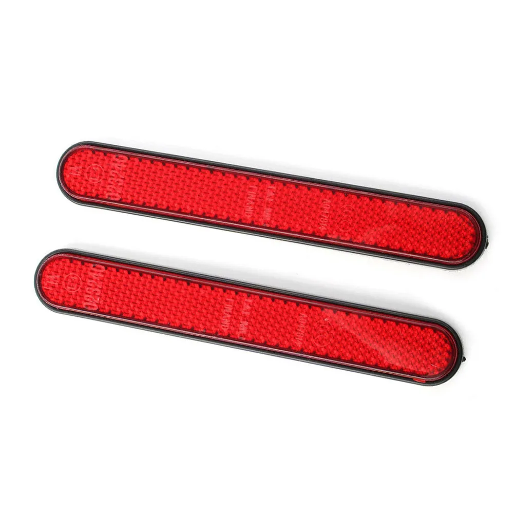 

Stickers Reflector Sticker Accessories Front Lower Fork 1 Pair 2pcs Pack Parts Plastic Red Replace Replacement