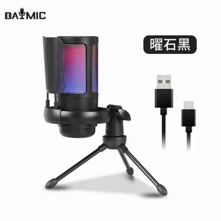 Free  OEM logo Hyper X Quadcast Usb Condenser Gaming   Broadcast youtube  USB Gaming s Microphone Mic