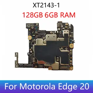 Bilashmart Motorola Moto Edge 20 XT2143 1 Motherboard Mobile Electronic Panel Mainboard Circuits With Chips Plate 6GB And 128GB