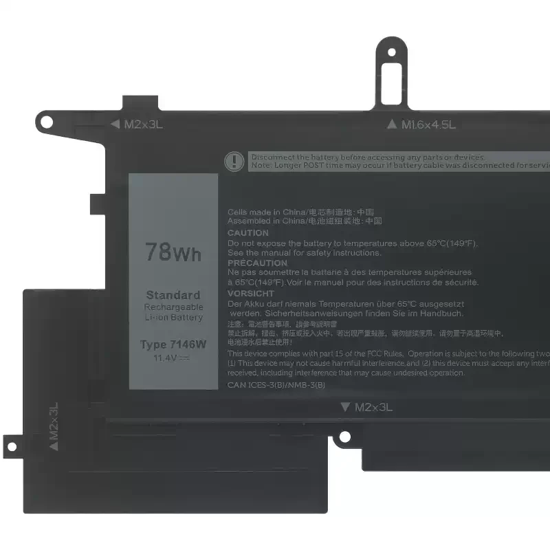 for 7146W  7400 9410 6500mAh 7146W 78WH NF2MW 52WH
