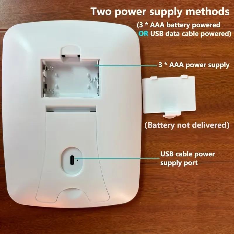 스탠드 데스크탑 접이식 컴팩트 스퀘어 여행 화장품 휴대용 조명 화장대 거울 터치 스크린 탁상용 LED 메이크업 거울
