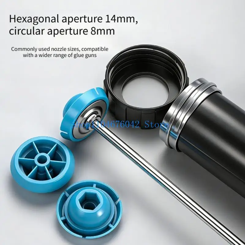 652F Universal ABS Plastic Pusher Plate For Multiple Adhesive Guns Large Head Design