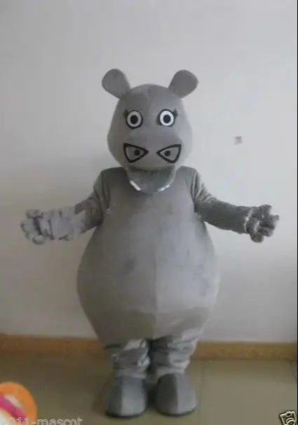 

Новая версия, прекрасный серый костюм бегемота для взрослых, нарядное платье на день рождения, Хэллоуин, косплей, одежда на Рождество