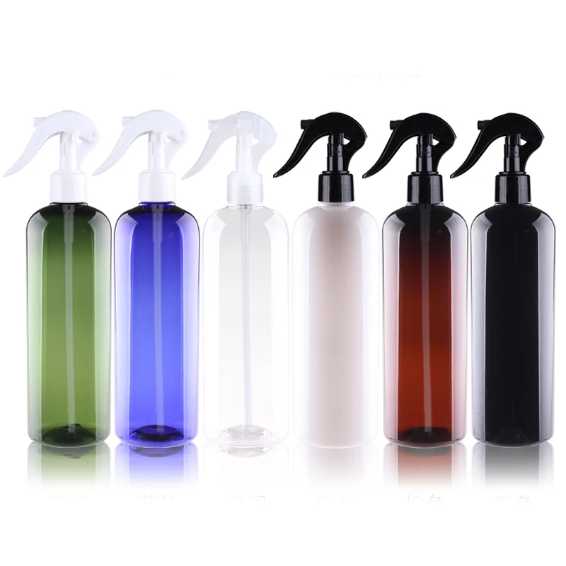 10pcs 120ML 100ML 250ML Plastic Bottle With Trigger Spray Lid Empty PET Atomiser Refillable Bottles Makeup Container QY21301-10