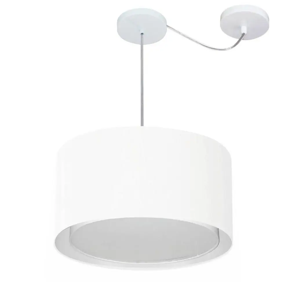 Cylindrical Pendant With White Deviation MJ-4305 For Dining and Being Table