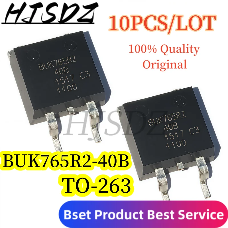 【10PCS/LOT】 BUK765R2-40B BUK765R2 BUK765 TO263 transistor para coche Módulo de ordenador de coche chips
