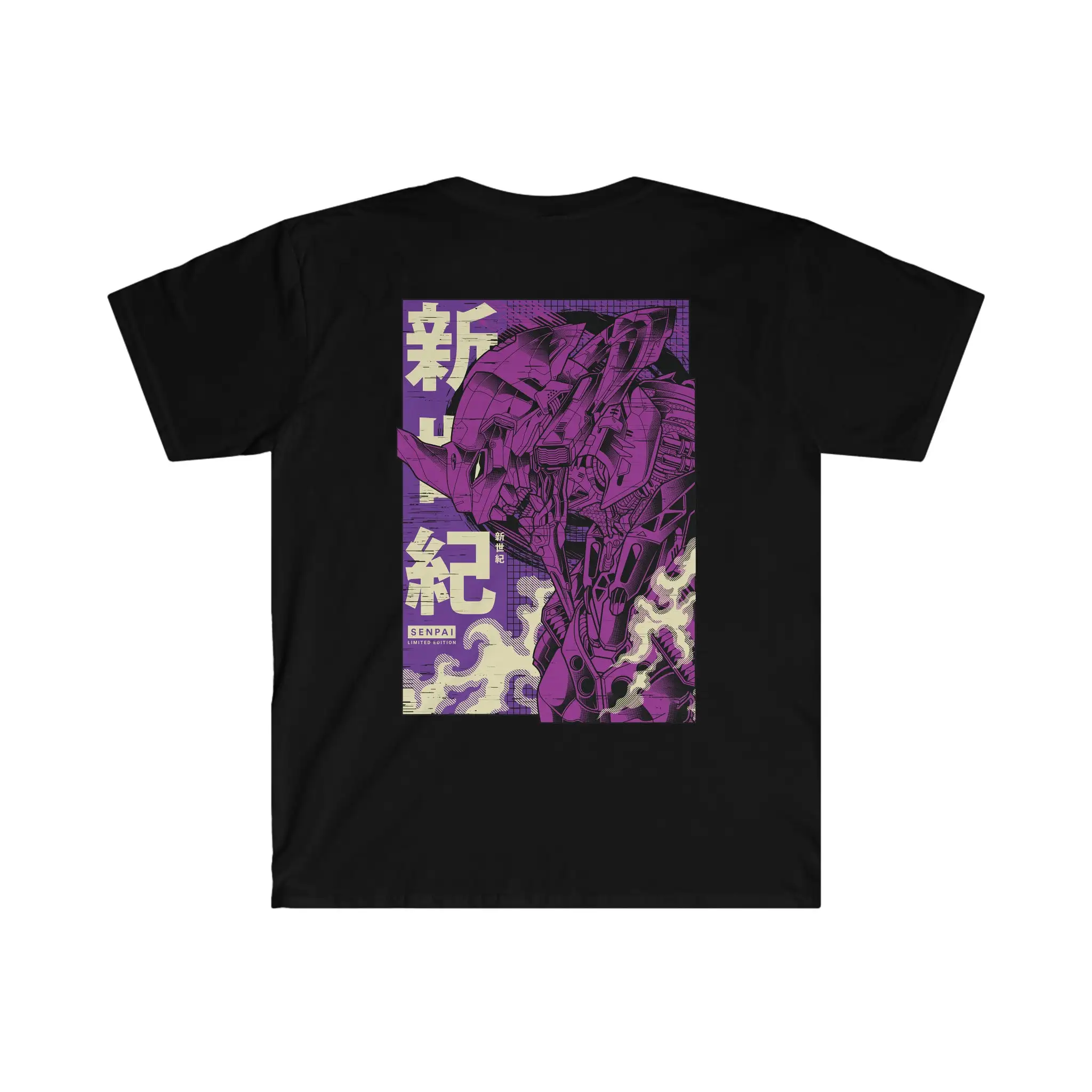 Neon Genesis Evangelion Anime Vintage Printed T-shirt Men's and Women's T-shirt Men's Top Sports T-shirt 2026 Summer New Tee