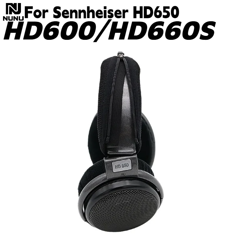

Comfortable Zipper head beam protective cover For Sennheiser HD600/HD660S Headphones Head Beam Sleeve Cover