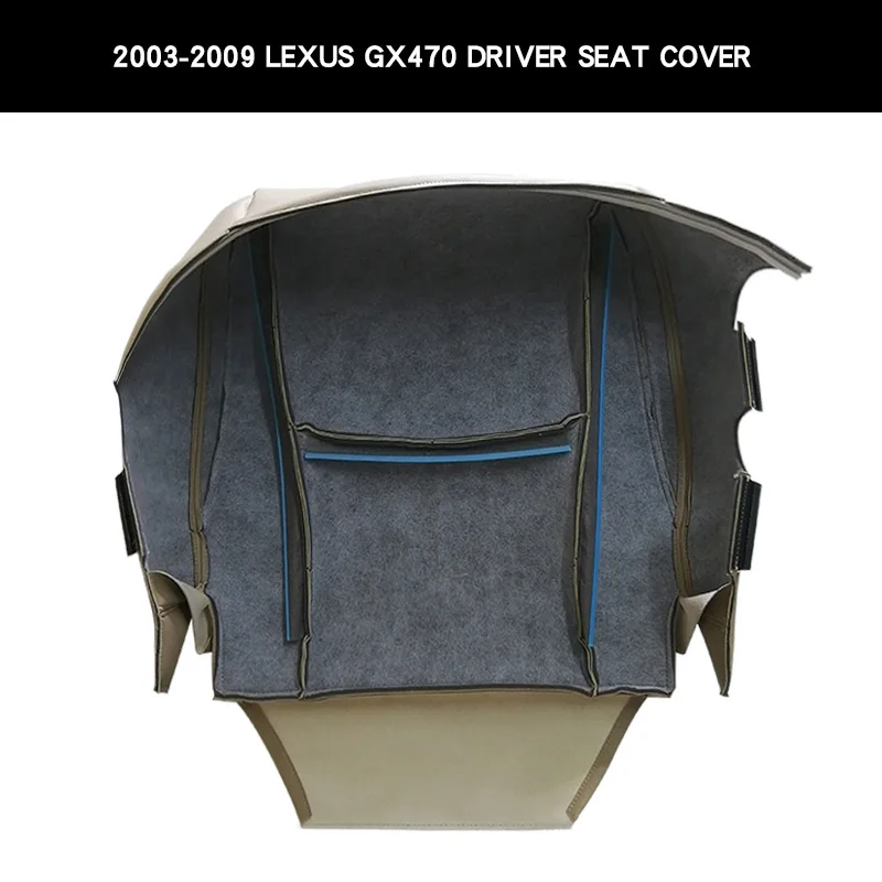 For 2005 2006 Lexus GX470 2003-2009 Driver Side Bottom Car Seats Cover Interior Replacement Seats Cushion Mat Beige