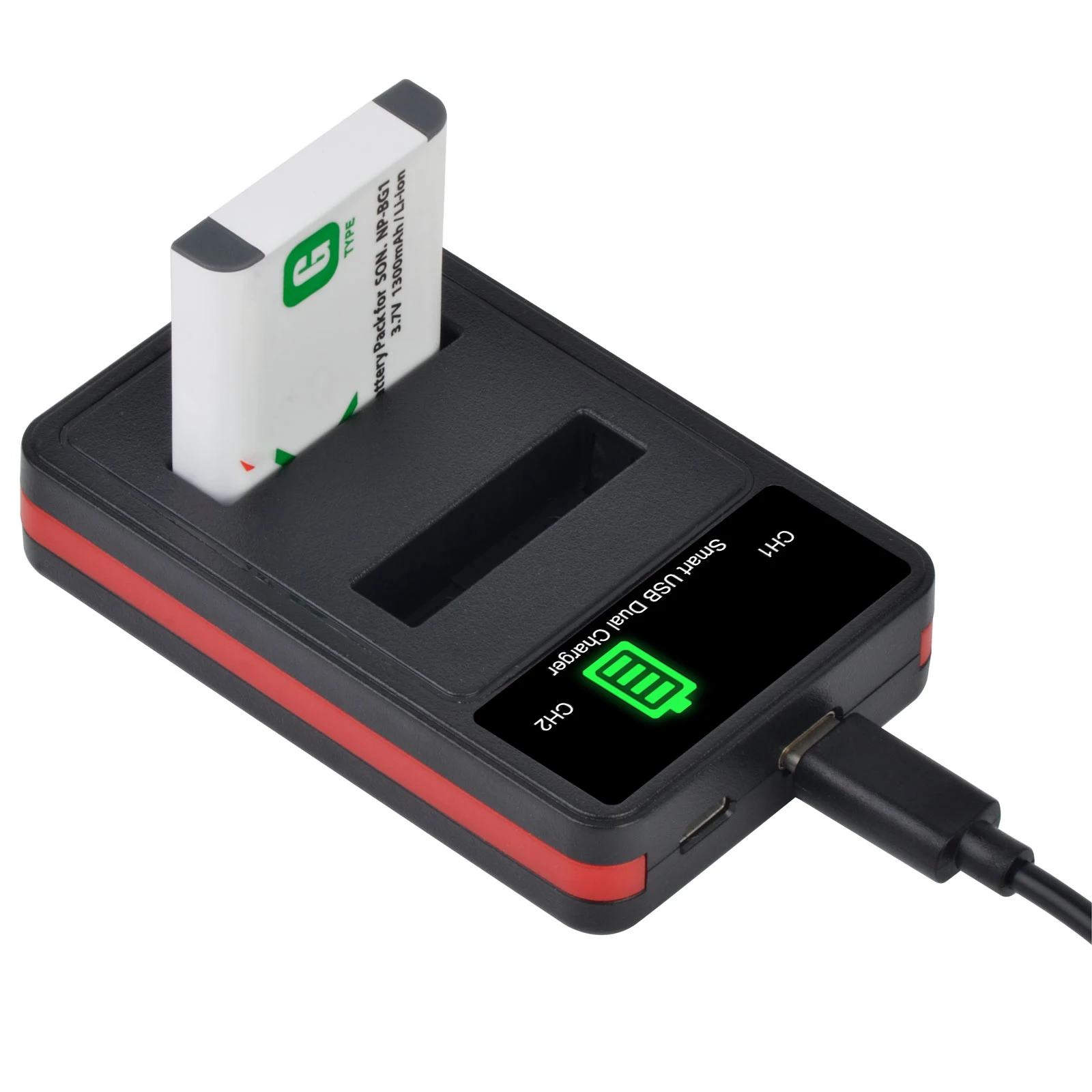 بطارية دورابرو وشاحن ليد مزدوج ، سوني سيبراني شوت ، شوت ، من من من من ، من من ، من من من ، من ، من ، من ، ومن ثم