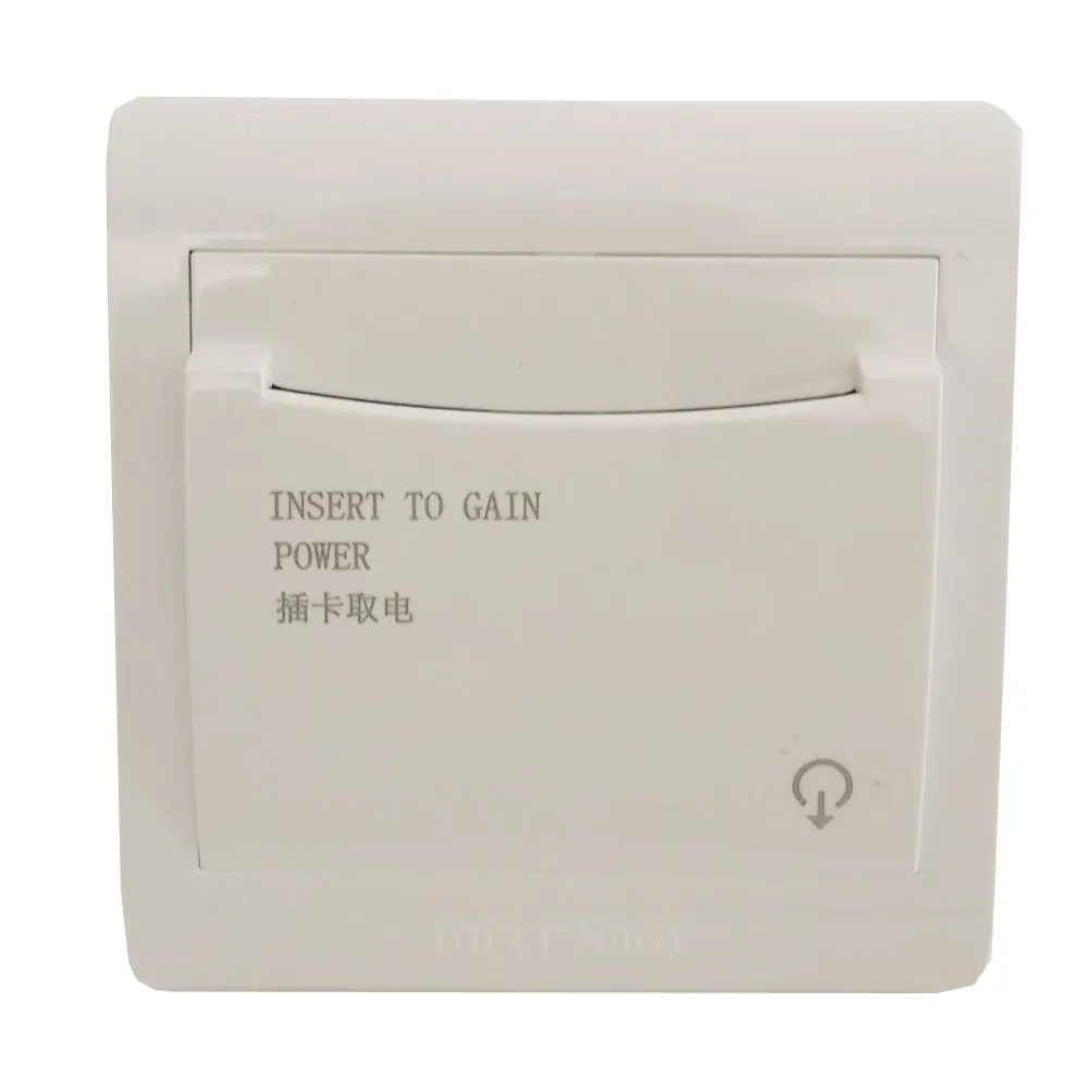 1pcs Any Card Hotel Energy Save Switch Two-Wire 220V 25A Without Time Delay 5500W Power Socket