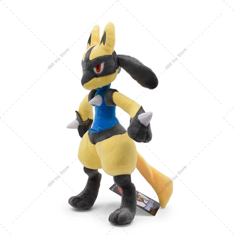 7 Styles Pokemon Plush Riolu Mega Lucario Shiny Lucario Stuffed Doll Toy Cute Peluche Toy Christmas Halloween Gifts