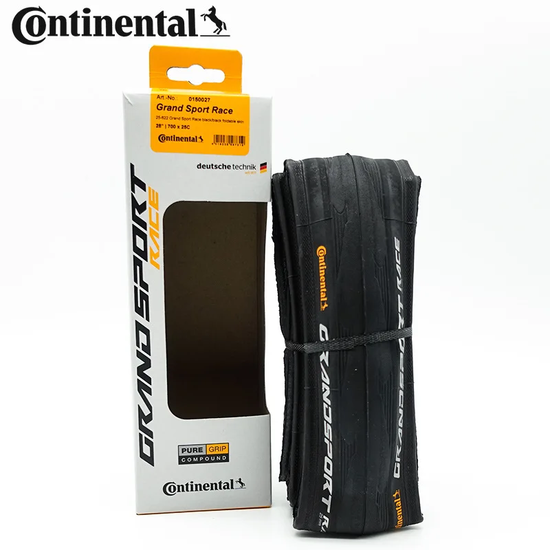 Continental-Pneus de vélo anti-crevaison pliants GRAND SPORT RACE, véritable véhicule de route, niveau de compétition d\'entraînement