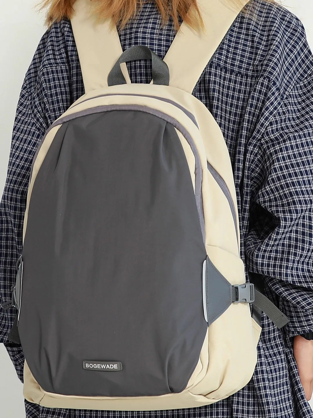 Lightweight Commuter Outdoor Cycling Laptop Backpack for Men Youth Functional Style Zipper Closure Three Compartments