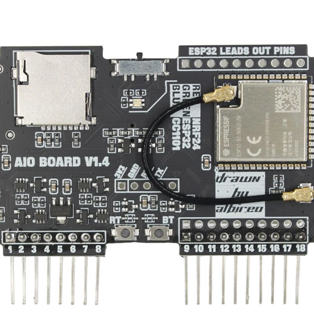 

For Flipper Zero Multiboard 3 in 1 Expansion Board 2.4G Module Expansion WiFi NRF24 + ESP32 Expansion NRF Sniffer Mousejacker